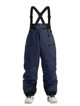 Men's Gsou Snow Durable Mountain Pro All Function Cargo Snow Bibs Pants